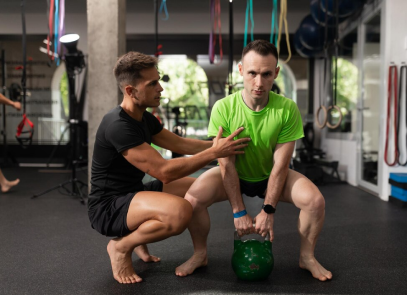 Professional Trainer Providing Expert Guidance